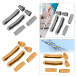 Maxbell Crutch Pads Kit Rubber Replacement Accessories for Patients Elderly Athletes Grey