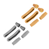 Maxbell Crutch Pads Kit Rubber Replacement Accessories for Patients Elderly Athletes Grey