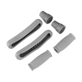 Maxbell Crutch Pads Kit Rubber Replacement Accessories for Patients Elderly Athletes Grey