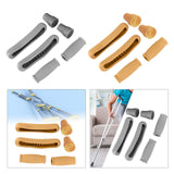 Maxbell Crutch Pads Kit Rubber Replacement Accessories for Patients Elderly Athletes Grey