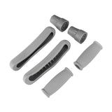 Maxbell Crutch Pads Kit Rubber Replacement Accessories for Patients Elderly Athletes Grey