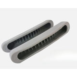 Maxbell Crutch Pads Kit Rubber Replacement Accessories for Patients Elderly Athletes Grey