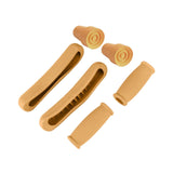 Maxbell Crutch Pads Kit Rubber Replacement Accessories for Patients Elderly Athletes Yellow