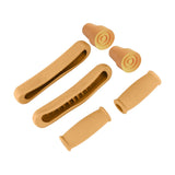 Maxbell Crutch Pads Kit Rubber Replacement Accessories for Patients Elderly Athletes Yellow