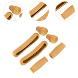 Maxbell Crutch Pads Kit Rubber Replacement Accessories for Patients Elderly Athletes Yellow