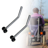 Maxbell 2x Anti Tipper Set for Wheelchair Small Footwheel for Patient Disabled