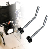 Maxbell 2x Anti Tipper Set for Wheelchair Small Footwheel for Patient Disabled