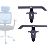 Maxbell 2x Replacement Armrest Pair Office Chair Armrest for Study Swivel Chair Home