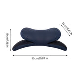 Maxbell Office Desk Napping Pillow Lumbar Pillow Support Pillow for Home Hiking Navy blue