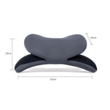 Maxbell Office Desk Napping Pillow Lumbar Pillow Support Pillow for Home Hiking Navy blue