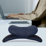 Maxbell Office Desk Napping Pillow Lumbar Pillow Support Pillow for Home Hiking Navy blue