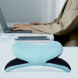 Maxbell Office Desk Napping Pillow Lumbar Pillow Support Pillow for Home Hiking Blue