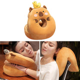 Maxbell Sleeping Pillow Neck Pillow Supple Desk Pillow for Ladies Girls Library Round eyes