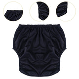 Maxbell Adult Leakproof Incontinence Underwear Reusable for Elderly Disabled Seniors L Black