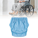 Maxbell Adult Leakproof Incontinence Underwear Reusable for Elderly Disabled Seniors Blue Xl
