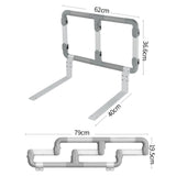 Maxbell Bed Rails for Elderly Adults Fits All Beds Bed Handles Bar Assembly Foldable