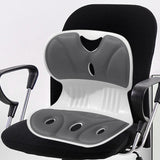 Maxbell Posture Correcting Chair Ergonomic Seat Cushion for Home Floor Seat Students Gray