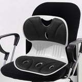 Maxbell Posture Correcting Chair Ergonomic Seat Cushion for Home Floor Seat Students Black