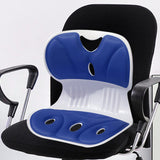 Maxbell Posture Correcting Chair Ergonomic Seat Cushion for Home Floor Seat Students Blue