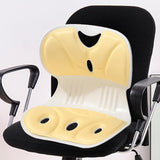 Maxbell Posture Correcting Chair Ergonomic Seat Cushion for Home Floor Seat Students Yellow