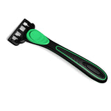 Maxbell 7 Layer Blade Razor Comfort Portable Men Shaver for Father Boys Gift for Men Green