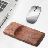 Maxbell Wrist Rest for Mouse Wooden Wrist Support for Home Office Comfortable Typing dark brown