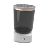 Maxbell Electric Makeup Brush Cleaner Machine Cosmetic Brushes Cleaning for Male Salon grey