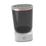 Maxbell Electric Makeup Brush Cleaner Machine Cosmetic Brushes Cleaning for Male Salon grey