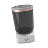 Maxbell Electric Makeup Brush Cleaner Machine Cosmetic Brushes Cleaning for Male Salon grey