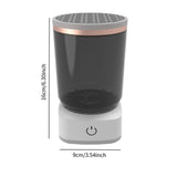 Maxbell Electric Makeup Brush Cleaner Machine Cosmetic Brushes Cleaning for Male Salon grey