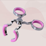 Maxbell Eyelid Opener Portable Outdoor Activity Contact Lens Insertion and Remover Tool Rose pink