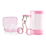 Maxbell Eyelid Opener Portable Outdoor Activity Contact Lens Insertion and Remover Tool Rose pink