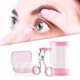Maxbell Eyelid Opener Portable Outdoor Activity Contact Lens Insertion and Remover Tool Rose pink