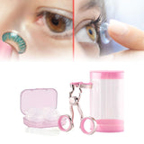 Maxbell Eyelid Opener Portable Outdoor Activity Contact Lens Insertion and Remover Tool Rose pink