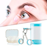 Maxbell Eyelid Opener Portable Outdoor Activity Contact Lens Insertion and Remover Tool blue