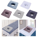 Maxbell SPA Towel with Face Hole Washable for Skin Soft Steam Massage Towel gray
