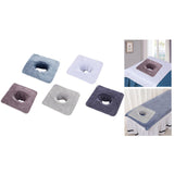 Maxbell SPA Towel with Face Hole Washable for Skin Soft Steam Massage Towel gray