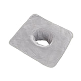 Maxbell SPA Towel with Face Hole Washable for Skin Soft Steam Massage Towel light gray