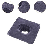 Maxbell SPA Towel with Face Hole Washable for Skin Soft Steam Massage Towel dark gray