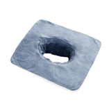 Maxbell SPA Towel with Face Hole Washable for Skin Soft Steam Massage Towel blue