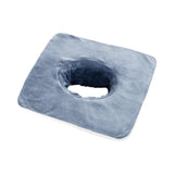 Maxbell SPA Towel with Face Hole Washable for Skin Soft Steam Massage Towel blue