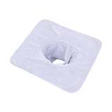 Maxbell SPA Towel with Face Hole Washable for Skin Soft Steam Massage Towel white