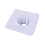 Maxbell SPA Towel with Face Hole Washable for Skin Soft Steam Massage Towel white