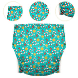 Maxbell Adults Cloth Diaper for Elderly Reusable Comfortable to Wear Soft Breathable Green