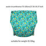 Maxbell Adults Cloth Diaper for Elderly Reusable Comfortable to Wear Soft Breathable Green