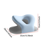 Maxbell Sleeping Pillow Face Cushion Multifunction Comfortable Portable Neck Pad blue