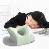 Maxbell Sleeping Pillow Face Cushion Multifunction Comfortable Portable Neck Pad green