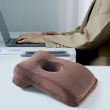 Maxbell Office Napping Pillow Memory Foam Desk Sleeping Pillow for Office School Student brown