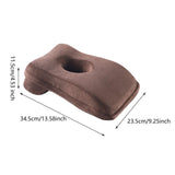 Maxbell Office Napping Pillow Memory Foam Desk Sleeping Pillow for Office School Student brown