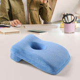 Maxbell Office Napping Pillow Memory Foam Desk Sleeping Pillow for Office School Student blue